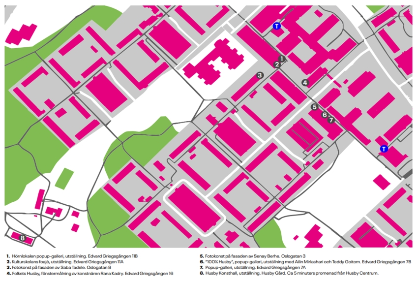 karta Husby Konstsalong