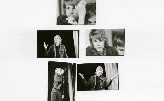 Benny Fredriksson som ung. 