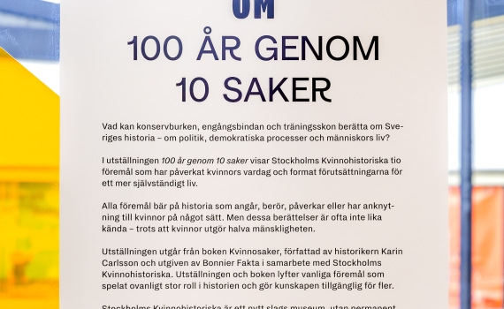 100 år genom 10 saker  Foto: Matilda Rahm