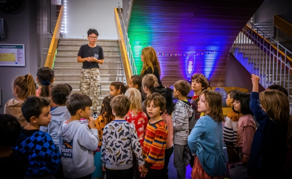 Trappsnack på Skärisbiografen