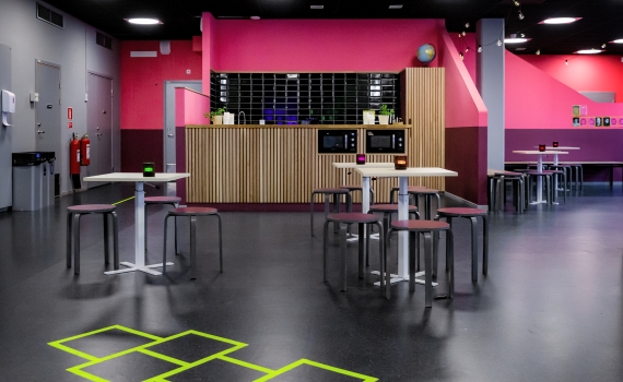 Skärisbiografens foajé