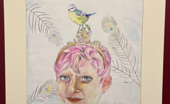 Självporträtt av Tintin