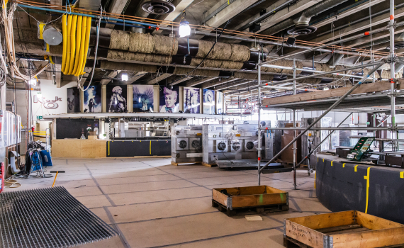 Teaterbaren under renoveringen 2019-2020.