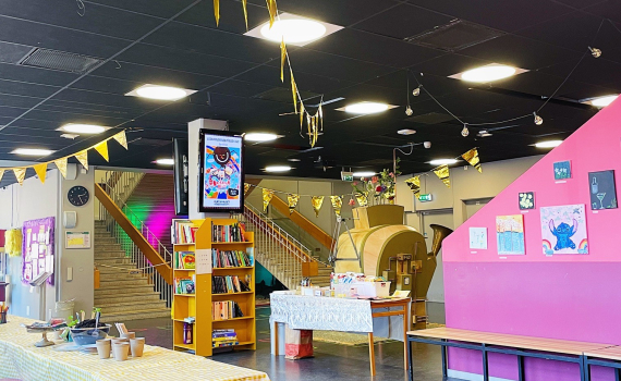 Skapandeverkstaden foajén