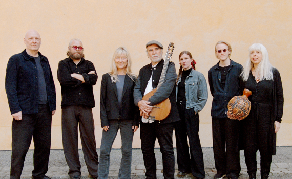 Fyra musiker på rad