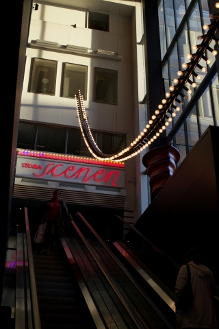 Rulltrapporna till Stora scenen. 