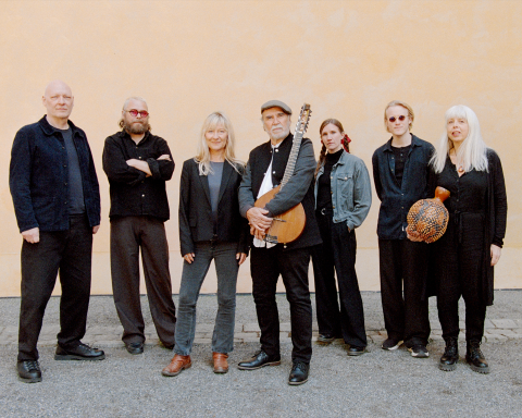 Fyra musiker på rad