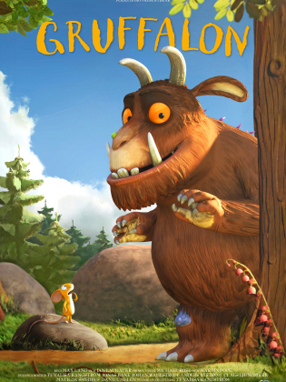 Filmaffisch med olika sagofigurer